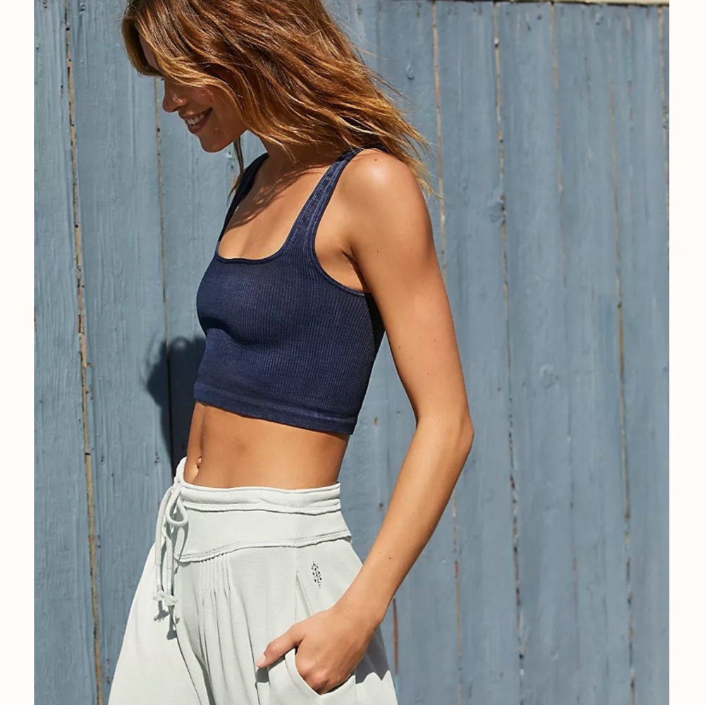 Happiness Runs Square neck crop top - FP Movement